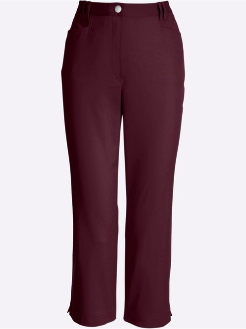 Pantalon 7/8 à ceinture élastique et poches pratiques - taille standard - witt - Kiabi Pantalon 7/8 à ceinture élastique et poches pratiques - taille standard - witt - Kiabi