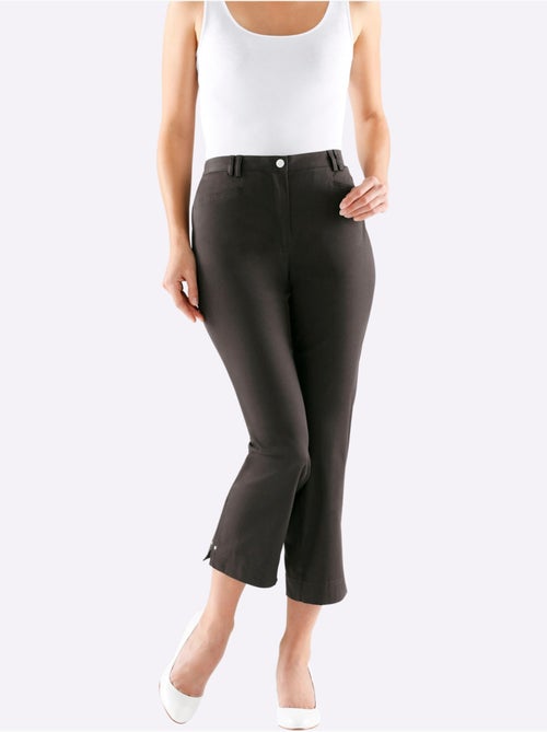 Pantalon 7/8 à empiècements et fentes aux chevilles - Taille courte - Witt - Kiabi Pantalon 7/8 à empiècements et fentes aux chevilles - Taille courte - Witt - Kiabi
