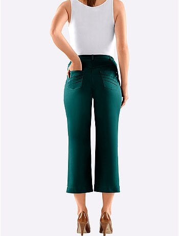 Pantalon 7/8 léger avec deux poches et fentes aux chevilles - Taille standard - Witt