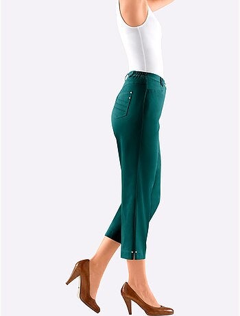 Pantalon 7/8 léger avec deux poches et fentes aux chevilles - Taille standard - Witt