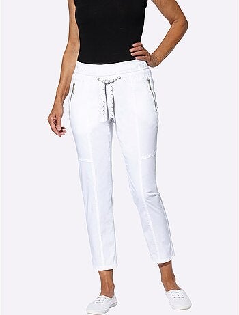 Pantalon 7/8 avec ceinture élastique et poches pratiques - Taille standard - Witt