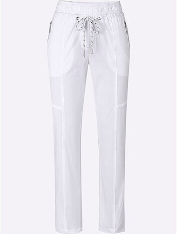Pantalon 7/8 avec ceinture élastique et poches pratiques - Taille standard - Witt