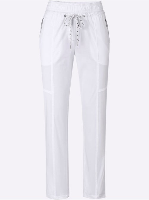 Pantalon 7/8 avec ceinture élastique et poches pratiques - Taille standard - Witt - Kiabi Pantalon 7/8 avec ceinture élastique et poches pratiques - Taille standard - Witt - Kiabi