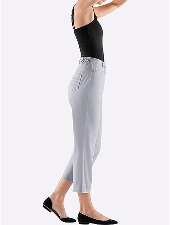 Pantalon 7/8 avec ceinture élastique et poches pratiques - taille courte - witt