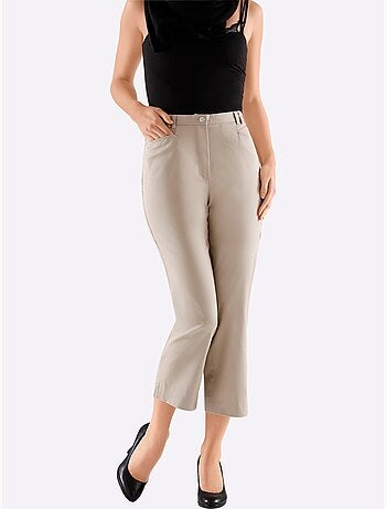 Pantalon 7/8 léger avec deux poches et fentes aux chevilles - Taille standard - Witt