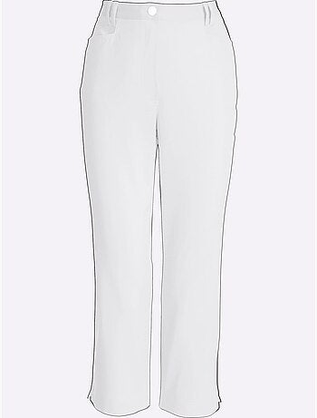 Pantalon 7/8 avec ceinture élastique et poches pratiques - taille courte - witt
