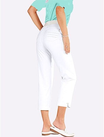 Pantalon 7/8 avec ceinture élastique et poches pratiques - taille courte - witt