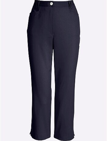 Pantalon 7/8 avec ceinture élastique et poches pratiques - Taille courte - Witt