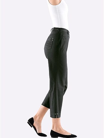 Pantalon 7/8 léger avec deux poches et fentes aux chevilles - Taille standard - Witt
