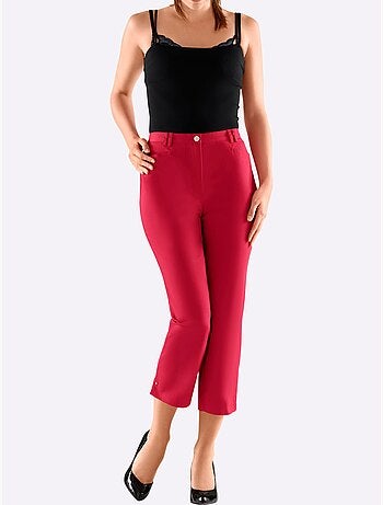 Pantalon 7/8 avec ceinture élastique et poches pratiques - Taille courte - Witt