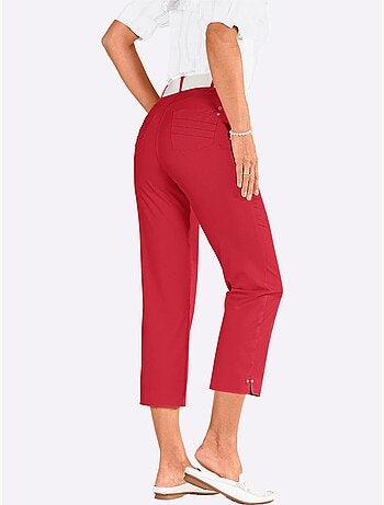 Pantalon 7/8 avec ceinture élastique et poches pratiques - Taille courte - Witt