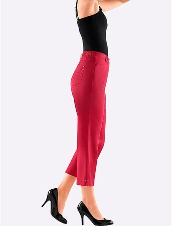 Pantalon 7/8 avec ceinture élastique et poches pratiques - Taille courte - Witt