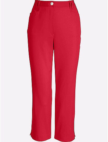 Pantalon 7/8 avec ceinture élastique et poches pratiques - Taille courte - Witt