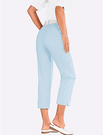 Pantalon 7/8 léger avec deux poches et fentes aux chevilles - Taille standard - Witt