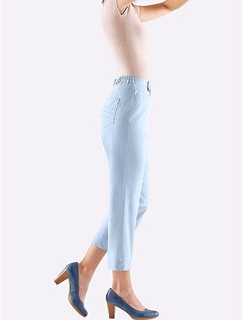 Pantalon 7/8 léger avec deux poches et fentes aux chevilles - Taille standard - Witt