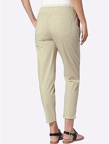Pantalon 7/8 Ceinture Contrastante - Taille Standard - Helline