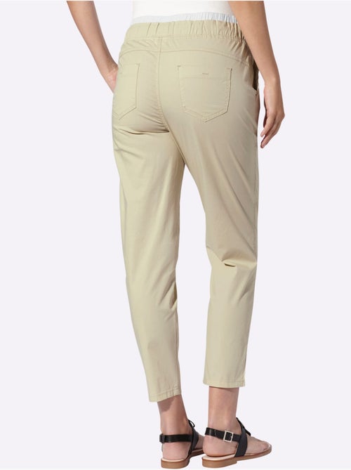 Pantalon 7/8 Ceinture Contrastante - Taille Standard - Helline - Kiabi