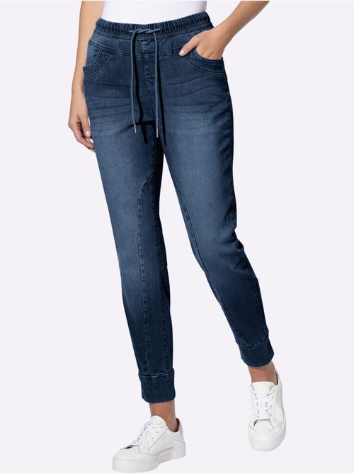 Pantalon 7/8 Ceinture élastique Confortable - Taille Standard - Helline - Kiabi Pantalon 7/8 Ceinture élastique Confortable - Taille Standard - Helline - Kiabi