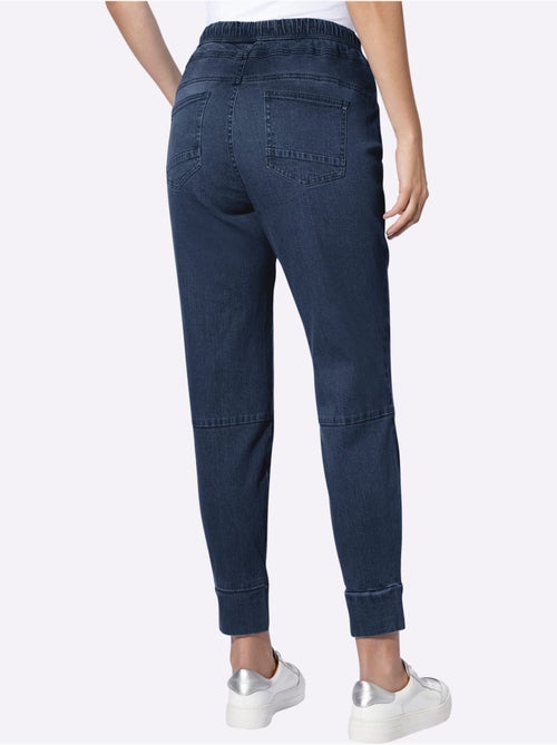 Pantalon 7/8 Ceinture élastique Confortable - Taille Standard - Helline - Kiabi Pantalon 7/8 Ceinture élastique Confortable - Taille Standard - Helline - Kiabi