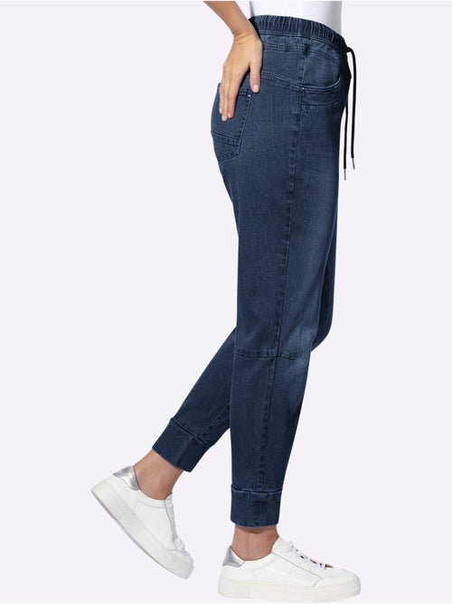 Pantalon 7/8 Ceinture élastique Confortable - Taille Standard - Helline - Kiabi Pantalon 7/8 Ceinture élastique Confortable - Taille Standard - Helline - Kiabi