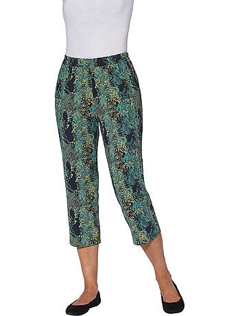 Pantalon 7/8 Ceinture élastique Confortable - Taille Standard - Moda Vilona