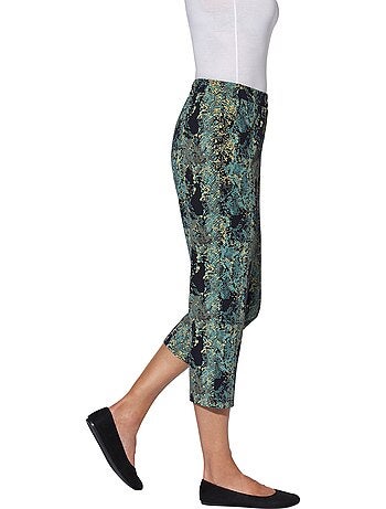 Pantalon 7/8 Ceinture élastique Confortable - Taille Standard - Moda Vilona