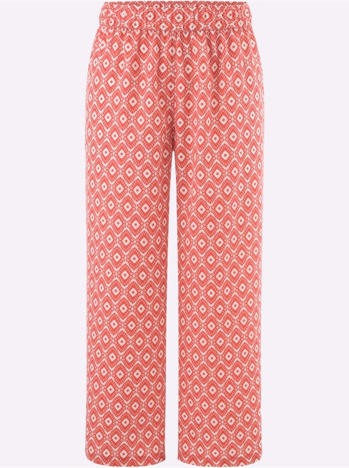 Pantalon 7/8 Ceinture élastique Confortable - Taille Standard - Moda Vilona - Kiabi