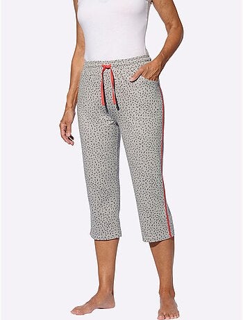 Pantalon 7/8 Ceinture élastique Confortable - Taille Standard - Moda Vilona