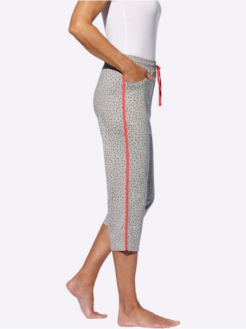 Pantalon 7/8 Ceinture élastique Confortable - Taille Standard - Moda Vilona - Kiabi
