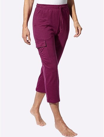 Pantalon 7/8 Ceinture élastique Confortable - Taille Standard - Moda Vilona