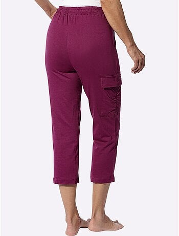 Pantalon 7/8 Ceinture élastique Confortable - Taille Standard - Moda Vilona