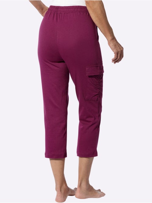 Pantalon 7/8 Ceinture élastique Confortable - Taille Standard - Moda Vilona - Kiabi Pantalon 7/8 Ceinture élastique Confortable - Taille Standard - Moda Vilona - Kiabi