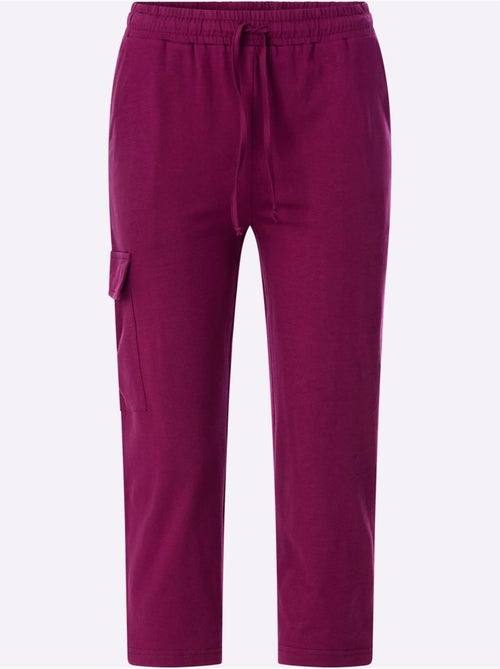 Pantalon 7/8 Ceinture élastique Confortable - Taille Standard - Moda Vilona - Kiabi Pantalon 7/8 Ceinture élastique Confortable - Taille Standard - Moda Vilona - Kiabi