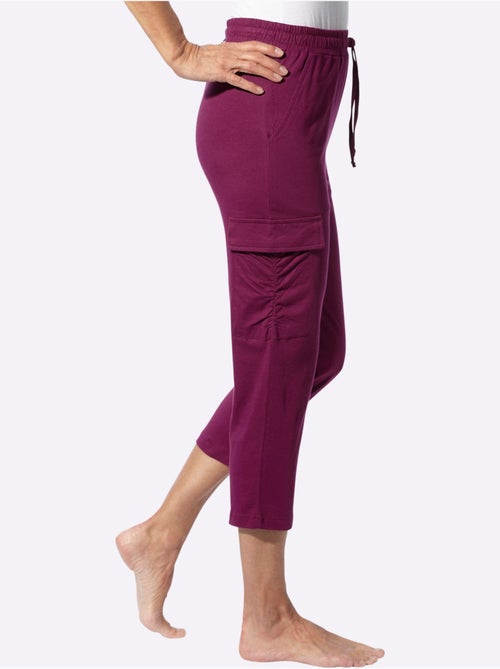Pantalon 7/8 Ceinture élastique Confortable - Taille Standard - Moda Vilona - Kiabi Pantalon 7/8 Ceinture élastique Confortable - Taille Standard - Moda Vilona - Kiabi