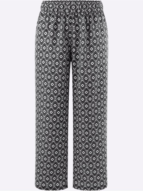 Pantalon 7/8 Ceinture élastique Confortable - Taille Standard - Moda Vilona - Kiabi