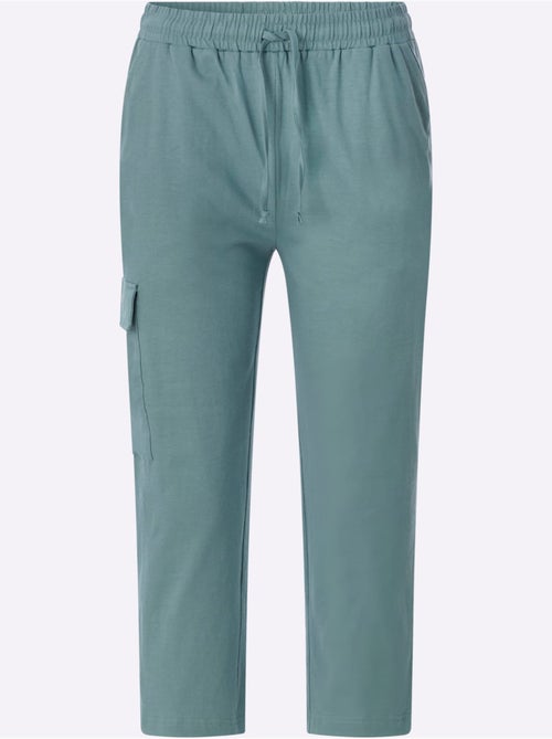 Pantalon 7/8 Ceinture élastique Confortable - Taille Standard - Moda Vilona - Kiabi Pantalon 7/8 Ceinture élastique Confortable - Taille Standard - Moda Vilona - Kiabi