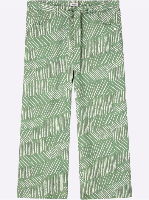 Pantalon 7/8 Ceinture élastique Confortable - Taille Standard - Sheego - Kiabi Pantalon 7/8 Ceinture élastique Confortable - Taille Standard - Sheego - Kiabi