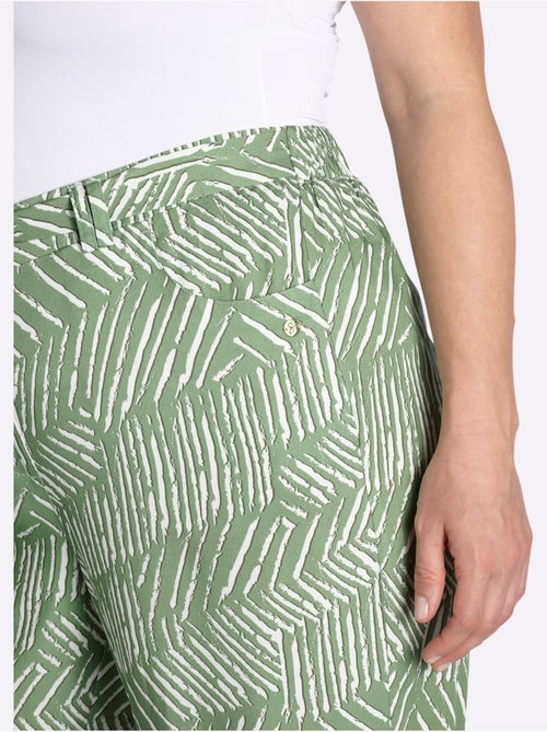 Pantalon 7/8 Ceinture élastique Confortable - Taille Standard - Sheego - Kiabi Pantalon 7/8 Ceinture élastique Confortable - Taille Standard - Sheego - Kiabi