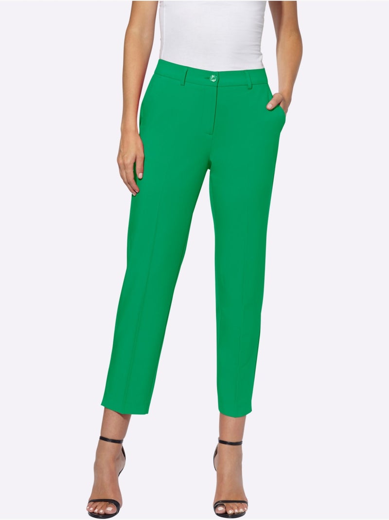 Pantalon 7/8 coupe 7/8 - Taille standard - helline Vert - Kiabi