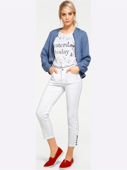 Pantalon 7/8 Coupe Skinny - Taille Standard - Helline - Kiabi