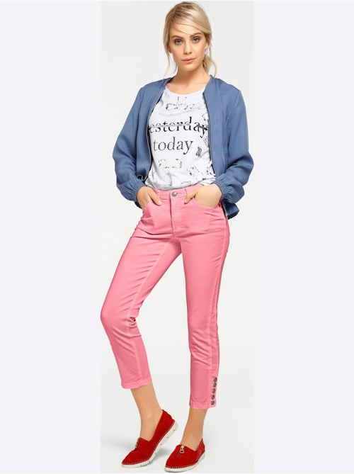 Pantalon 7/8 Coupe Skinny - Taille Standard - Helline - Kiabi