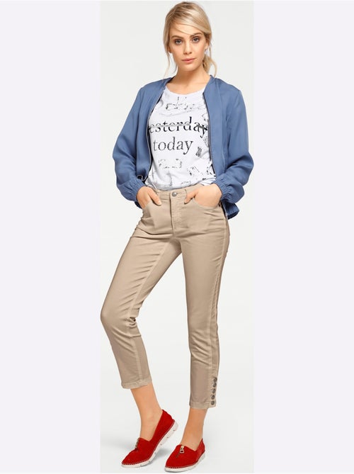 Pantalon 7/8 Coupe Skinny - Taille Standard - Helline - Kiabi