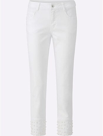 Pantalon 7/8 Denim Ultra-extensible Avec Effet Modelant - Taille Standard - Helline