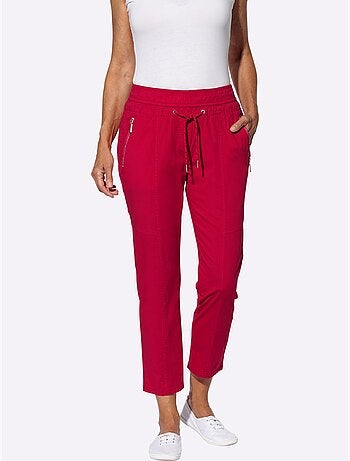 Pantalon 7/8 avec ceinture élastique et poches pratiques - Taille standard - Witt