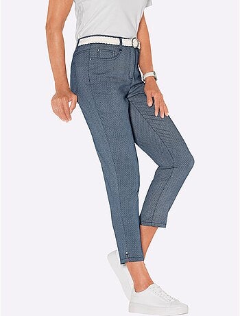 Pantalon imprimé à la coupe classique et aux détails raffinés - Taille standard - Witt