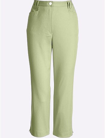 Pantalon 7/8 avec ceinture élastique et poches pratiques - Taille courte - Witt