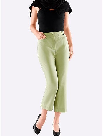 Pantalon 7/8 avec ceinture élastique et poches pratiques - Taille courte - Witt