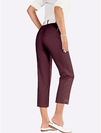 Pantalon 7/8 léger avec deux poches et fentes aux chevilles - Taille standard - Witt