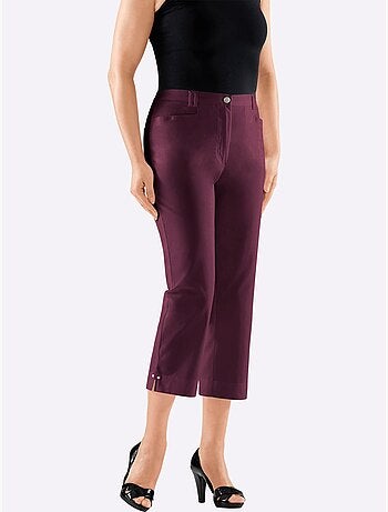 Pantalon 7/8 léger avec deux poches et fentes aux chevilles - Taille standard - Witt
