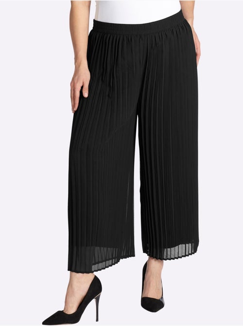 Pantalon 7/8 Qualité Plissée Tendance - Taille Standard - Sheego - Kiabi